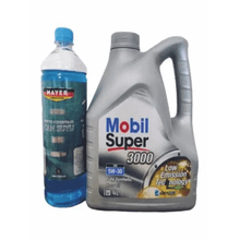 Mobil Süper 3000 XE 5W-30 4 lt Motor Yağı + Cam Suyu