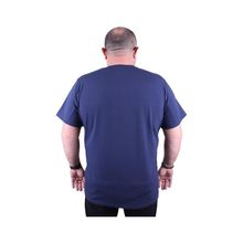 Moc Grande 11170 Büyük Beden Basic Marin Erkek T-shirt