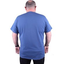 Moc Grande 11170 Büyük Beden İndigo Erkek T-shirt