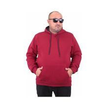 Moc Grande 11700 Bordo Kapüşonlu Erkek Sweatshirt