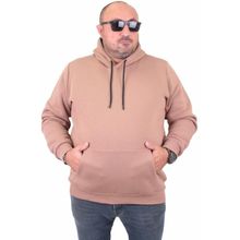 Moc Grande 11700 Sütlü Kahve Kapüşonlu Erkek Sweatshirt