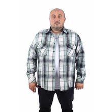 Moc Grande 22216 Yeşil Çift Cep Big Plaid Oduncu Erkek Gömlek