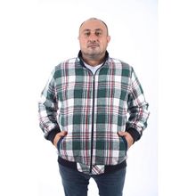 Moc Grande 22219 Nefti Büyük Beden Dik Yaka Oduncu Erkek Sweatshirt