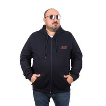 Moc Grande 22724 Lacivert Ninety One Büyük Beden Kapüşonlu Erkek Sweatshirt