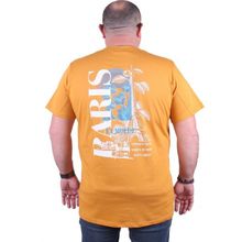 Moc Grande 23105 Paris Büyük Beden Hardal Erkek T-shirt