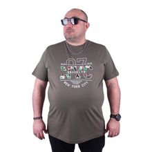 Moc Grande 23115 Nyc Büyük Beden Haki Erkek T-shirt