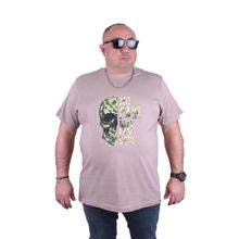 Moc Grande 23126 No Gain Büyük Beden Toprak Erkek T-shirt