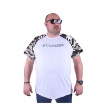 Moc Grande 23146 Raglan Sleeve Camouflage Beyaz Erkek T-shirt