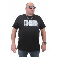 Moc Grande 23174 Büyük Beden Basic Siyah Erkek T-shirt