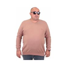 Moc Grande 23201 Sütlü Kahve Selanik V Yaka Erkek Sweatshirt