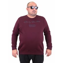Moc Grande 23202 Only Free Mürdüm Erkek Sweatshirt