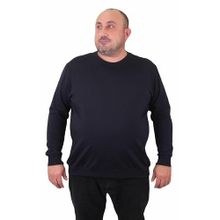 Moc Grande 23216 Lacivert Sıfır Yaka Erkek Sweatshirt