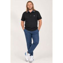 Moc Grande 23420 Büyük Beden Basic Siyah Erkek T-shirt