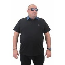 Moc Grande 23420 Büyük Beden Siyah Erkek T-shirt