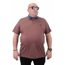 Moc Grande 23420 Büyük Beden Taba Erkek T-shirt