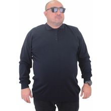 Moc Grande 23700 Lacivert Polo Yaka Düğmeli Triko Erkek Kazak