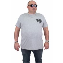 Moc Grande 24129 Paris Gri Melanj Erkek T-shirt
