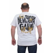 Moc Grande 24132 Sıfır Yaka Gang Beyaz Erkek T-shirt