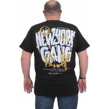 Moc Grande 24132 Sıfır Yaka Gang Siyah Erkek T-shirt