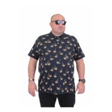 Moc Grande 24460 Palm Lacivert Erkek T-shirt