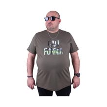 Moc Grande Kalifornia 23120 Büyük Beden Haki Erkek T-shirt