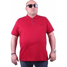 Moc Grande Polo 11500 Büyük Beden Bordo Erkek T-shirt
