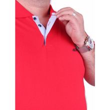 Moc Grande Polo 11500 Büyük Beden Kırmızı Erkek T-shirt