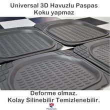 Modatools Hyundai Accent Era Uyumlu 3D Havuzlu Universal Oto Paspas