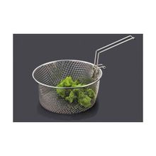 Modatools Tek Saplı Cips Kızartma Teli 5280 Kalay Kaplı Metal 22 Cm Çapında Yerli Üretim