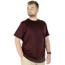 Mode XL 20031 Bordo Bisiklet Yaka Basic Erkek T-shirt