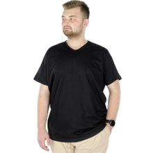 Mode XL 20032 Siyah V Yaka Erkek T-Shirt