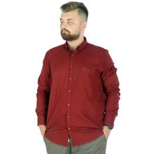Mode XL 20386 Bordo Erkek Gömlek