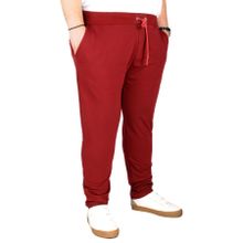 Mode XL 20504 Bordo Dar Paça Erkek Eşofman Altı