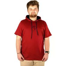 Mode XL 21118 Bordo Erkek T-shirt