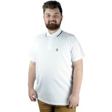 Mode XL 21554 Beyaz Polo Erkek T-shirt