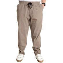 Mode XL 21928 Bej Doğa Gabardin Kargo Jogger Erkek Pantolon