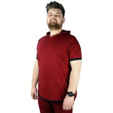 Mode XL 22136 Bordo Erkek T-shirt