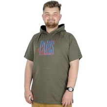 Mode XL 22174 Paris Haki Erkek T-shirt