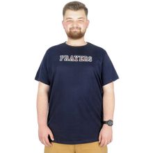 Mode XL 22185 Prayers Lacivert Erkek T-shirt