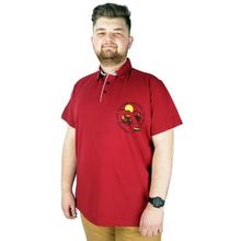 Mode XL 22313 Bordo Erkek T-shirt
