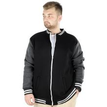 Mode XL 22618 Siyah Büyük Beden Kolej Erkek Mont