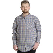Mode XL 23300 Mor Ekose Uzun Kollu Erkek Gömlek