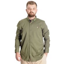 Mode XL 23303 Haki Uzun Kol Tom Oxford Erkek Gömlek
