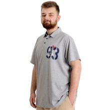 Mode XL 23330 Limited Grimelanj Parçalı Erkek Polo T-Shirt