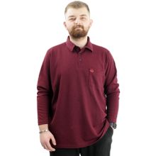 Mode XL 23449 Waffle Bordo Erkek Sweatshirt