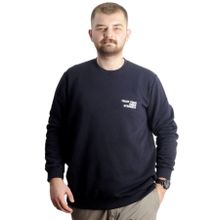 Mode XL 23525 Lacivert Bisiklet Yaka Erkek Sweatshirt