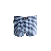Mode XL 6348 Poplin Desenli Açık Lacivert Erkek Boxer