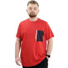 Mode XL U24043 Thinkers Kırmızı Bisiklet Yaka Erkek T-shirt