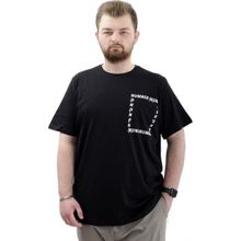 Mode XL U24051 Number Siyah Erkek T-shirt