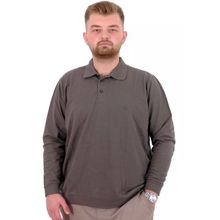 Mode XL U24340 Polo Yaka Haki Erkek Sweatshirt
